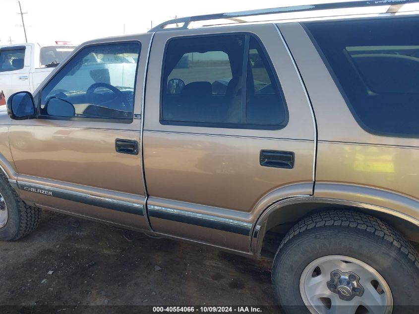 1997 Chevrolet Blazer Ls VIN: 1GNCS13W4V2195973 Lot: 40554066