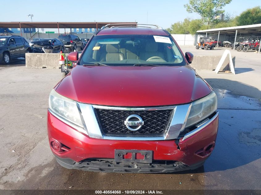 2014 Nissan Pathfinder Sv VIN: 5N1AR2MN1EC638173 Lot: 40554068