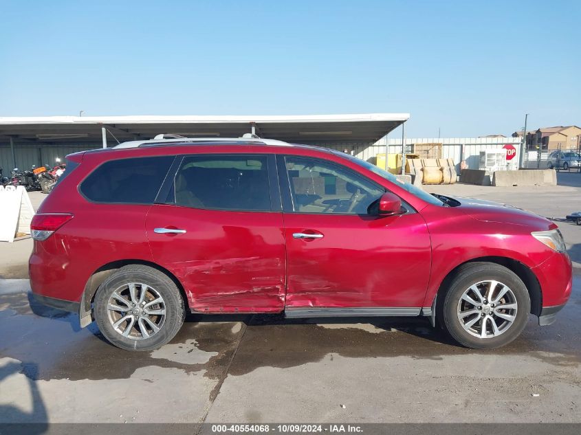 2014 Nissan Pathfinder Sv VIN: 5N1AR2MN1EC638173 Lot: 40554068