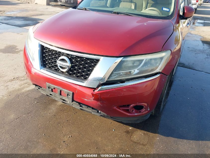 2014 Nissan Pathfinder Sv VIN: 5N1AR2MN1EC638173 Lot: 40554068