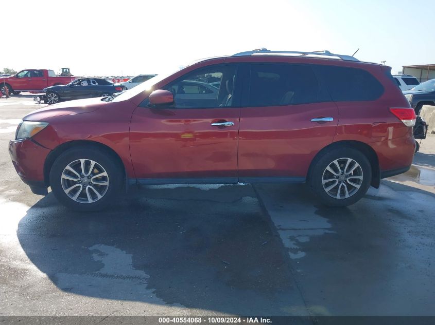 2014 Nissan Pathfinder Sv VIN: 5N1AR2MN1EC638173 Lot: 40554068