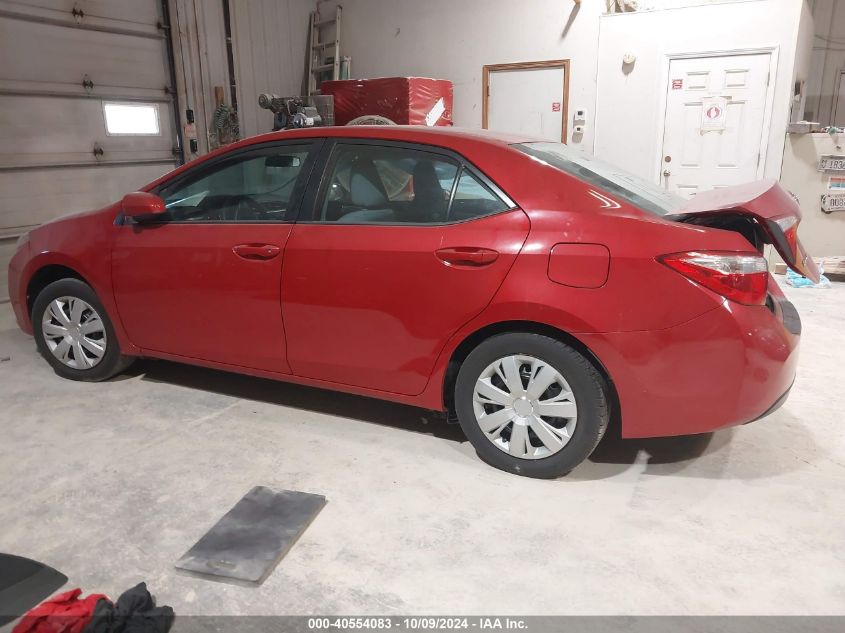 2015 Toyota Corolla Le VIN: 2T1BURHE3FC355714 Lot: 40554083