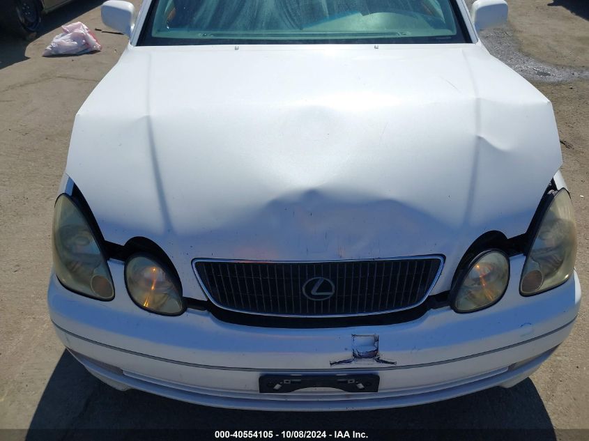 2000 Lexus Gs 400 VIN: JT8BH68X3Y0025152 Lot: 40554105