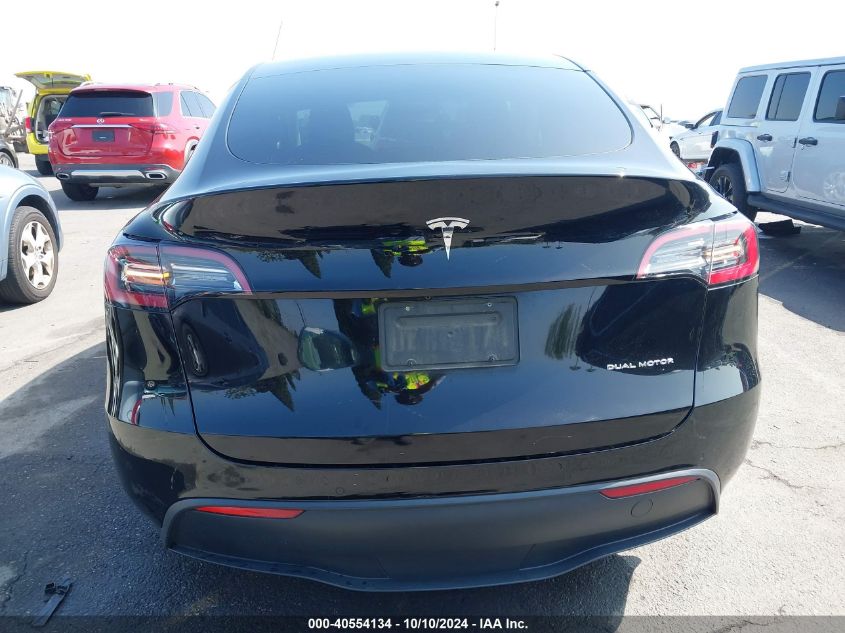 2021 Tesla Model Y Long Range Dual Motor All-Wheel Drive VIN: 5YJYGDEE3MF207290 Lot: 40554134