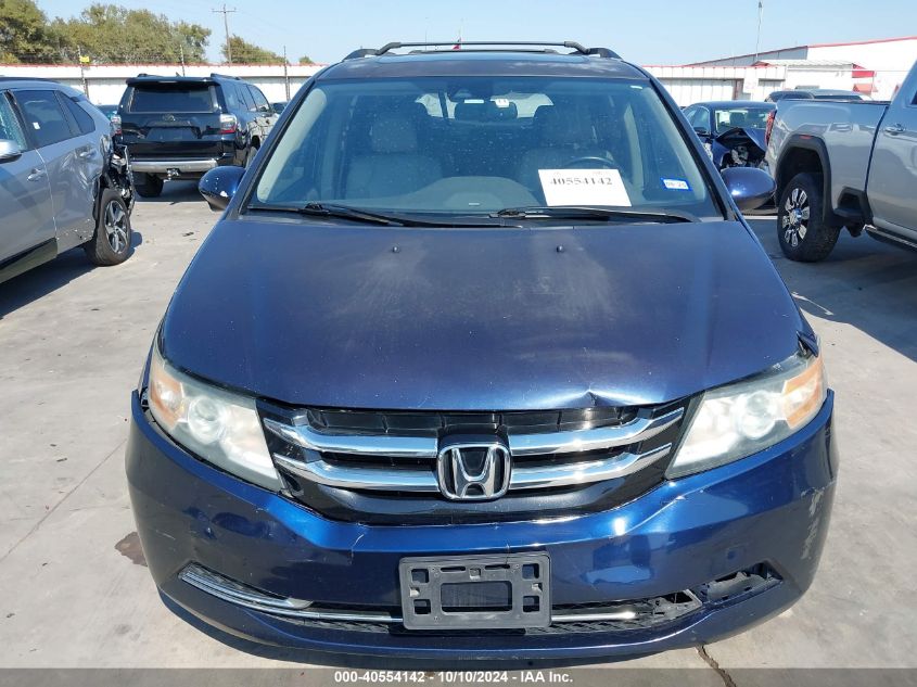 5FNRL5H61EB005396 2014 Honda Odyssey Ex-L