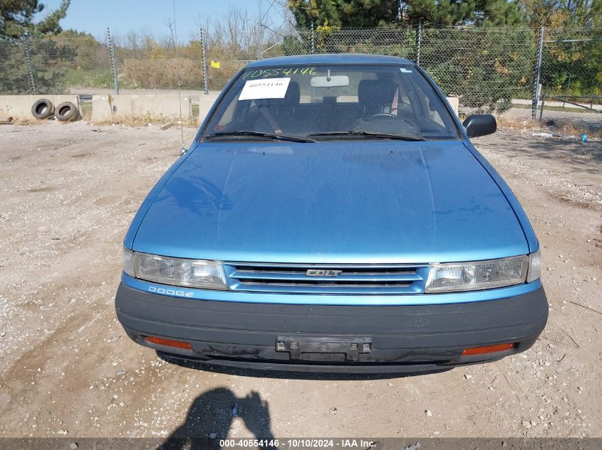 JB3CU14A0NU044463 1992 Dodge Colt