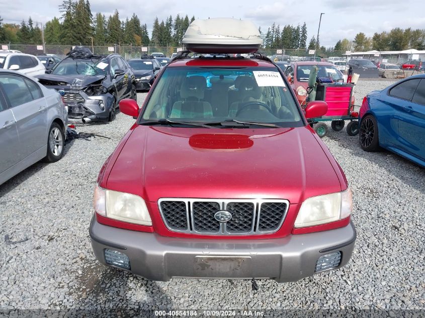 2002 Subaru Forester S VIN: JF1SF65522H736060 Lot: 40554184