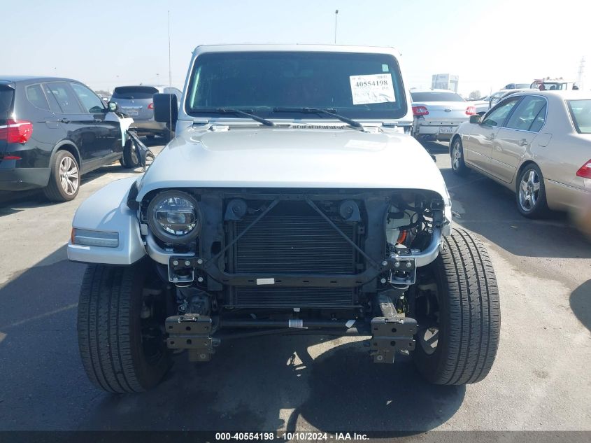 2022 Jeep Wrangler 4Xe Unlimited Sahara 4X4 VIN: 1C4JJXP69NW220598 Lot: 40554198