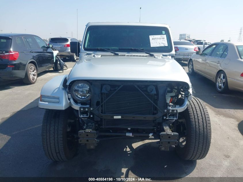 2022 Jeep Wrangler 4Xe Unlimited Sahara 4X4 VIN: 1C4JJXP69NW220598 Lot: 40554198