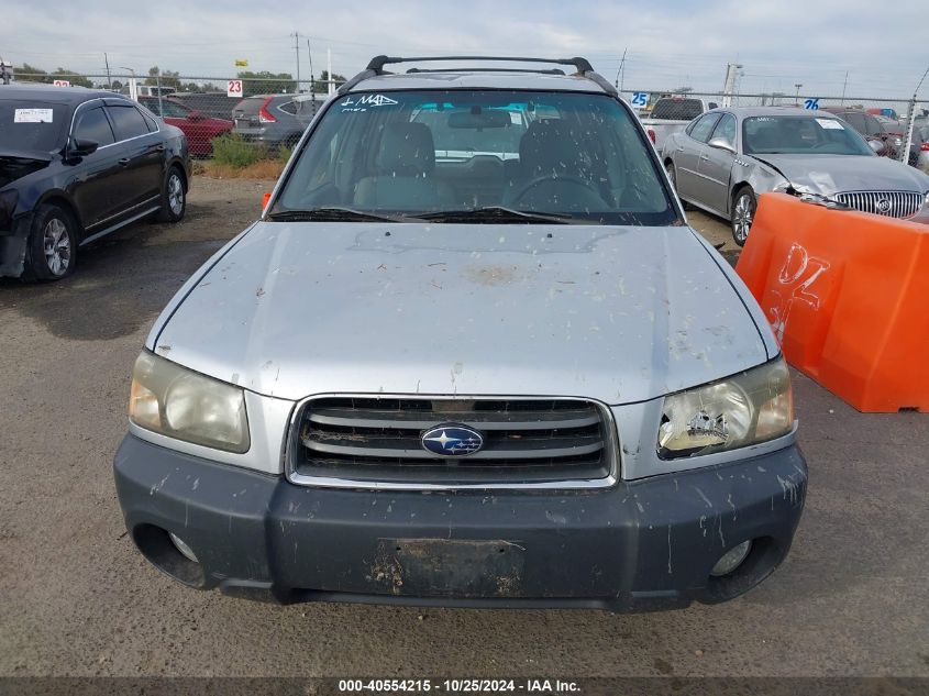 2005 Subaru Forester 2.5X VIN: JF1SG636654724233 Lot: 40554215