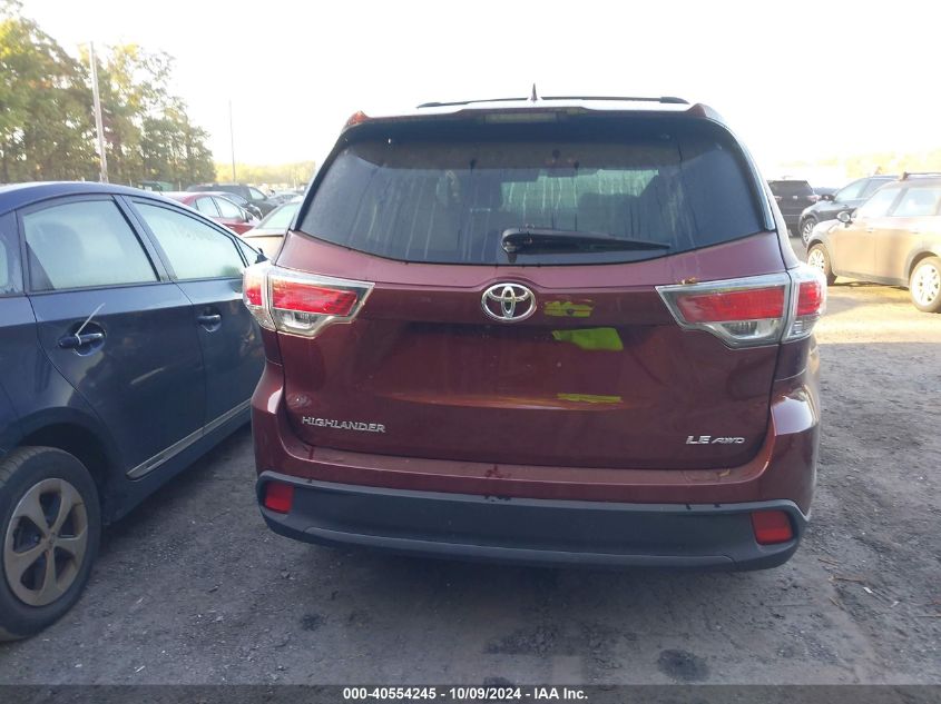 5TDBKRFH9GS277256 2016 TOYOTA HIGHLANDER - Image 16