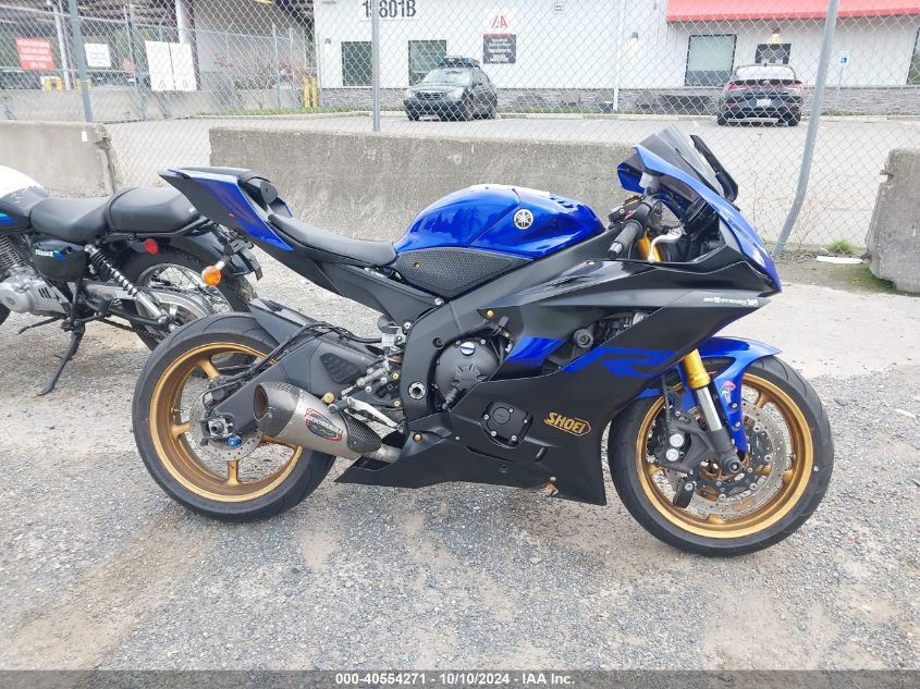 2019 Yamaha Yzfr6 VIN: JYARJ28E2KA004074 Lot: 40554271