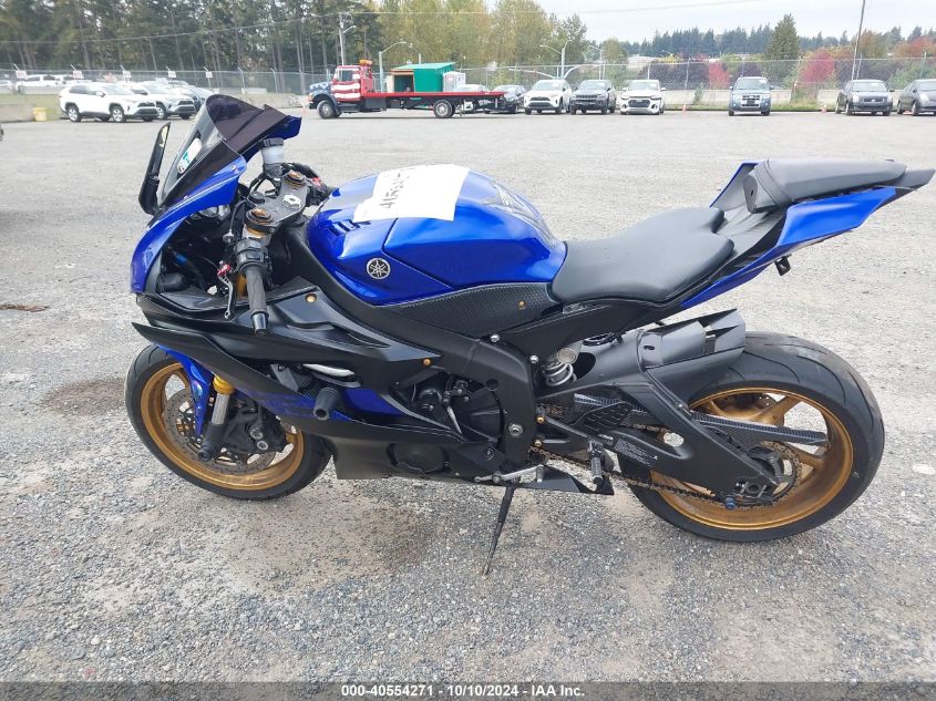 2019 Yamaha Yzfr6 VIN: JYARJ28E2KA004074 Lot: 40554271