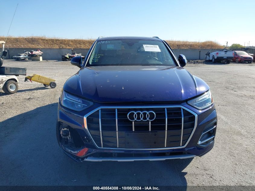 2021 Audi Q5 Premium Plus 45 Tfsi Quattro S Tronic VIN: WA1BAAFY4M2028350 Lot: 40554308