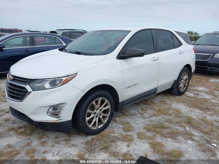 2018 Chevrolet Equinox Ls VIN: 2GNAXHEV8J6174966 Lot: 40554326