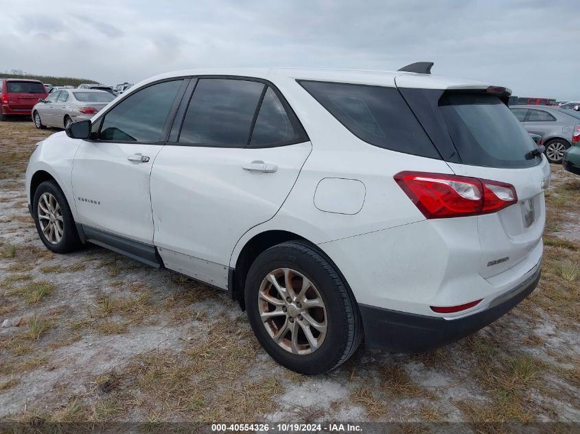 2018 Chevrolet Equinox Ls VIN: 2GNAXHEV8J6174966 Lot: 40554326