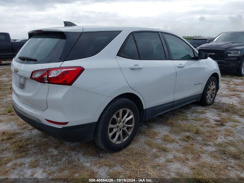 2018 Chevrolet Equinox Ls VIN: 2GNAXHEV8J6174966 Lot: 40554326