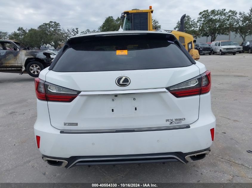 2017 Lexus Rx 350 F Sport VIN: 2T2BZMCA8HC069185 Lot: 40554330