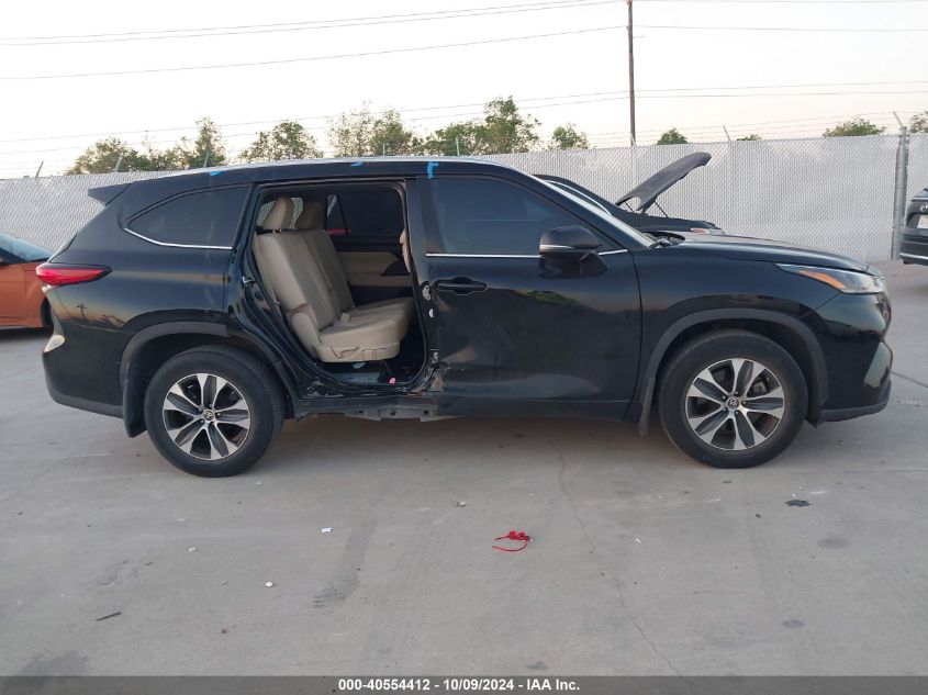 2021 Toyota Highlander Xle VIN: 5TDGZRBH1MS527351 Lot: 40554412