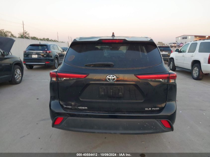 2021 Toyota Highlander Xle VIN: 5TDGZRBH1MS527351 Lot: 40554412