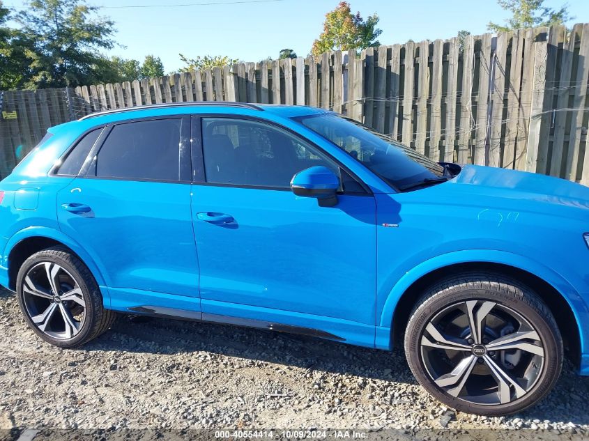 2023 Audi Q3 Premium Plus 45 Tfsi S Line Quattro Tiptronic VIN: WA1EECF39P1035211 Lot: 40554414