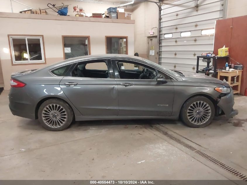 3FA6P0RU3ER199599 2014 Ford Fusion Hybrid Titanium