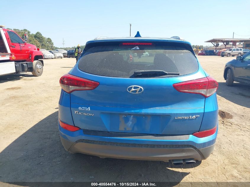 2016 Hyundai Tucson Limited VIN: KM8J33A22GU070501 Lot: 40554476