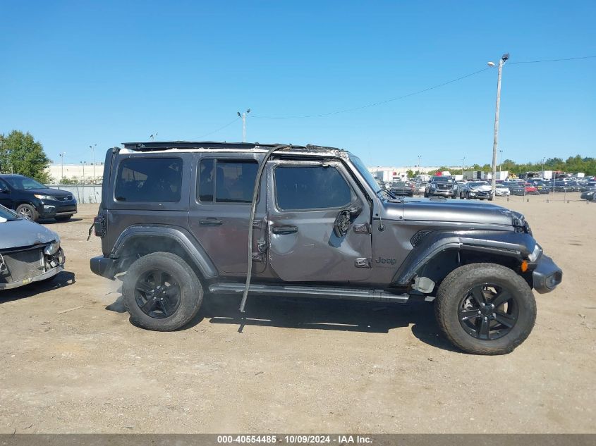 2021 Jeep Wrangler Unlimited Sahara Altitude 4X4 VIN: 1C4HJXEG0MW785847 Lot: 40554485