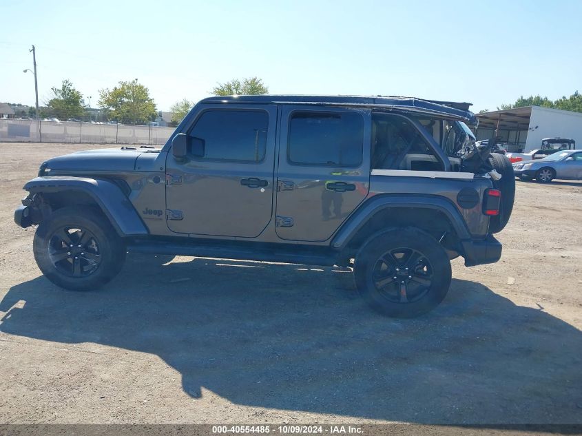 2021 Jeep Wrangler Unlimited Sahara Altitude 4X4 VIN: 1C4HJXEG0MW785847 Lot: 40554485