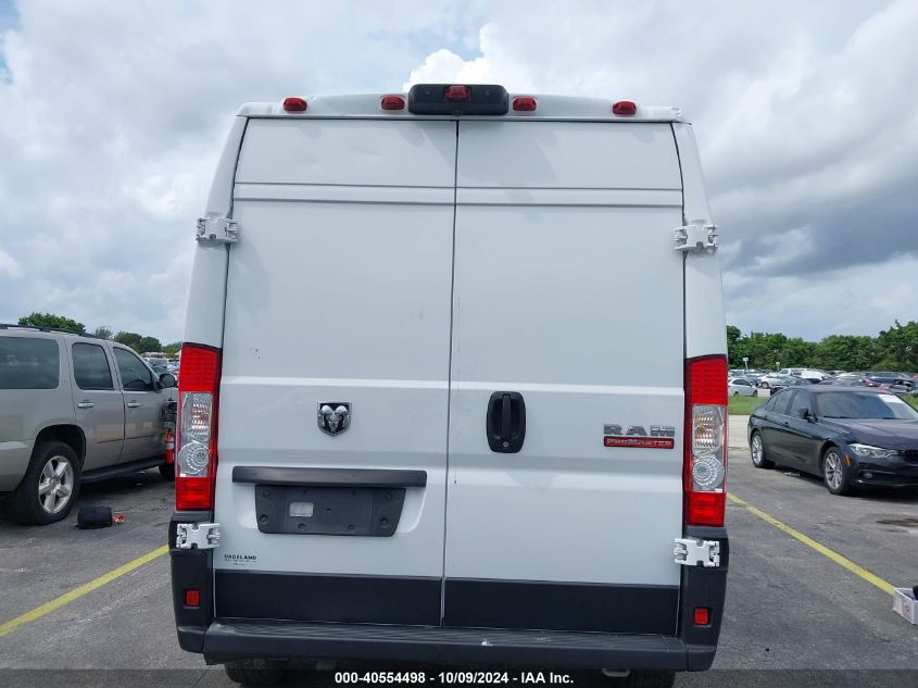 2021 Ram Promaster 2500 High Roof 159 Wb VIN: 3C6LRVDG4ME567808 Lot: 40554498