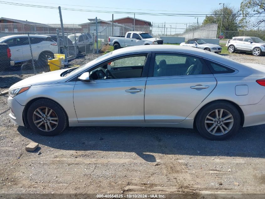 2015 Hyundai Sonata Se VIN: 5NPE24AF8FH099642 Lot: 40554525