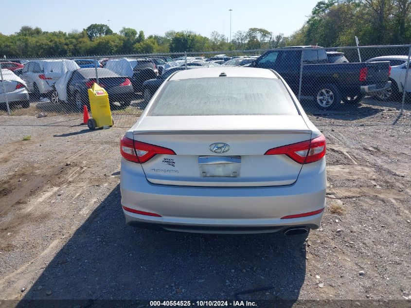 2015 Hyundai Sonata Se VIN: 5NPE24AF8FH099642 Lot: 40554525