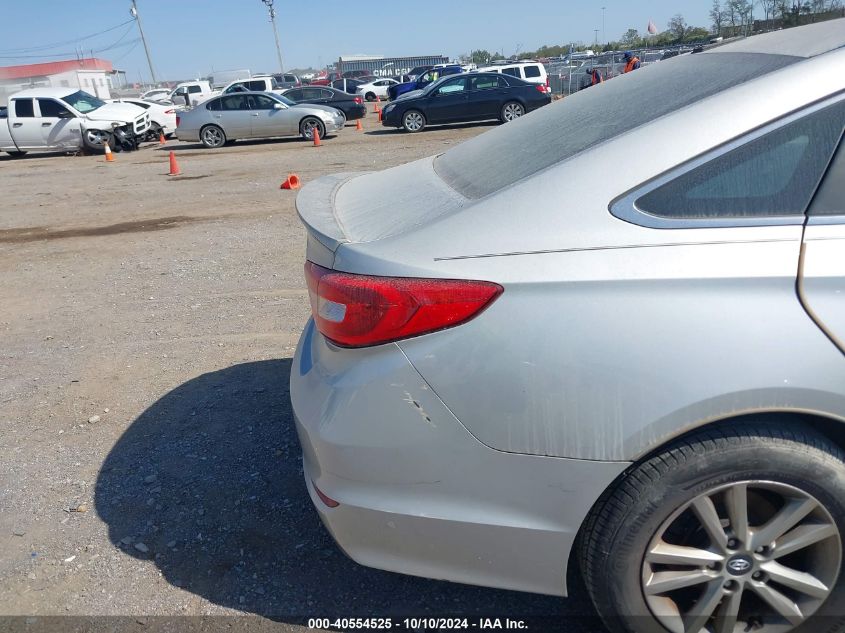 2015 Hyundai Sonata Se VIN: 5NPE24AF8FH099642 Lot: 40554525