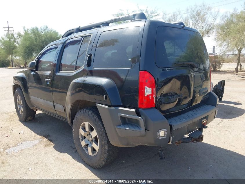 2011 Nissan Xterra Pro-4X VIN: 5N1AN0NW8BC516574 Lot: 40554541