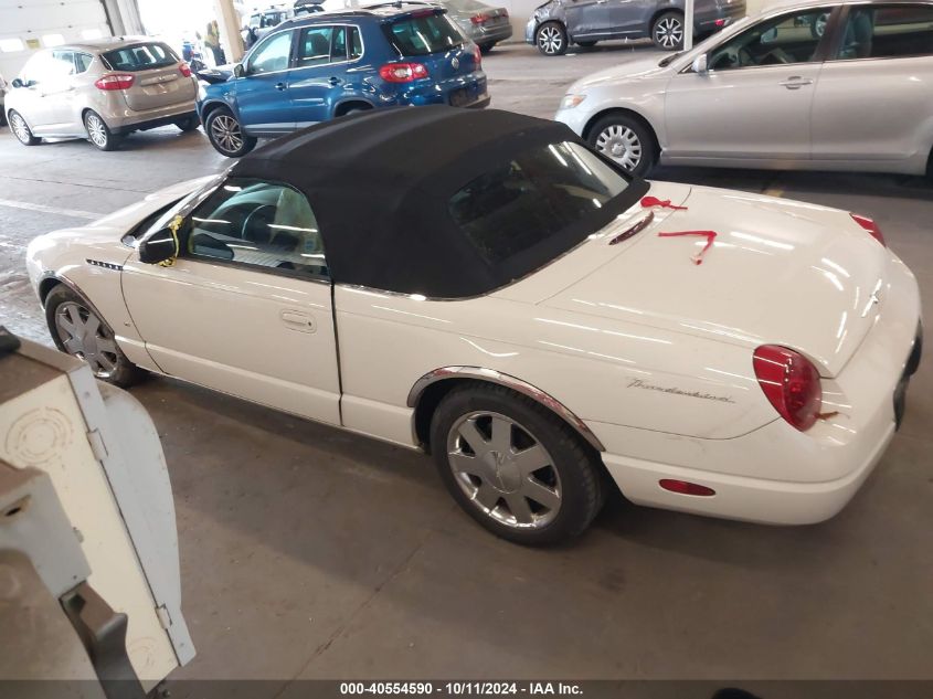 2003 Ford Thunderbird VIN: 1FAHP60A43Y107297 Lot: 40554590