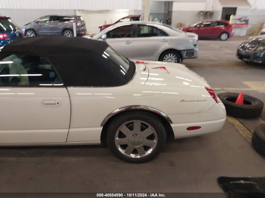 2003 Ford Thunderbird VIN: 1FAHP60A43Y107297 Lot: 40554590