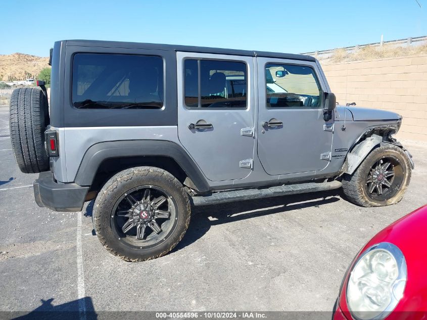 2017 Jeep Wrangler Unlimited Sport VIN: 1C4BJWDG4HL698493 Lot: 40554596