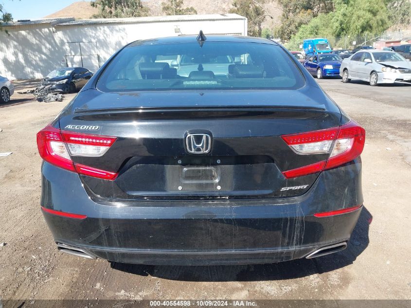 2022 Honda Accord Sport VIN: 1HGCV1F38NA111369 Lot: 40554598