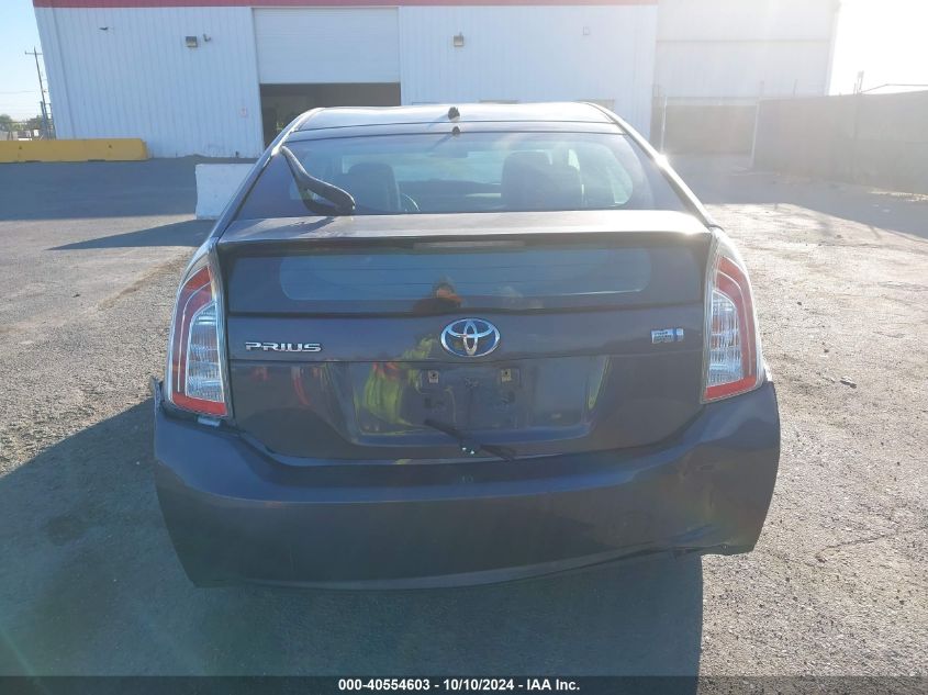 2013 Toyota Prius Two VIN: JTDKN3DU6D1630906 Lot: 40554603