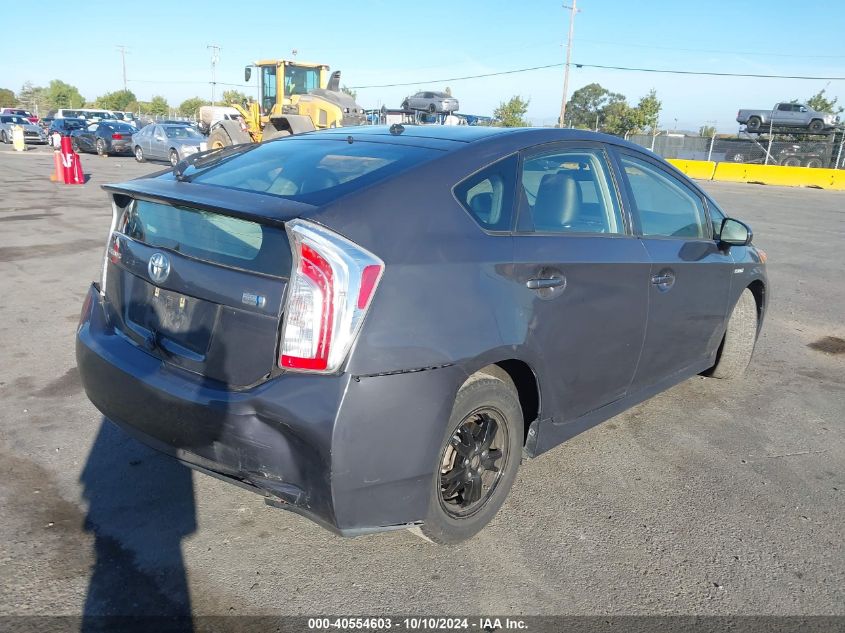 2013 Toyota Prius Two VIN: JTDKN3DU6D1630906 Lot: 40554603