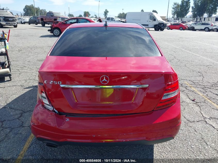 2014 Mercedes-Benz C 250 VIN: WDDGF4HBXEA929761 Lot: 40554605