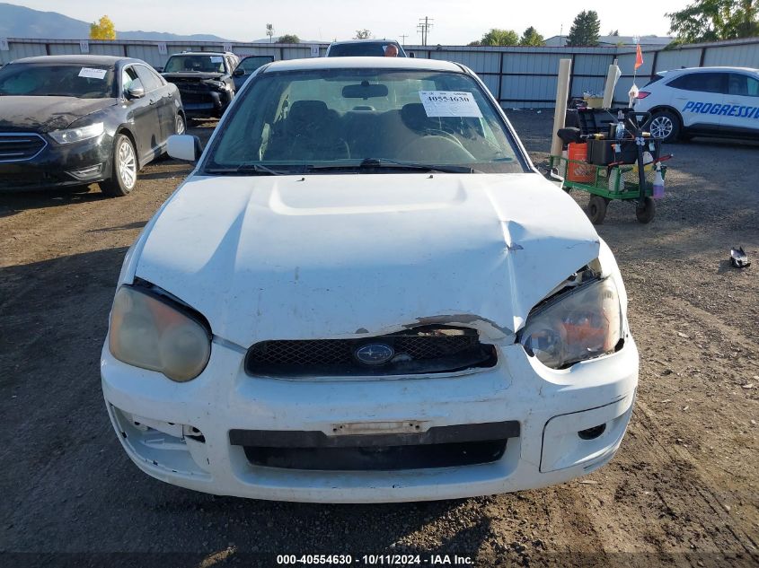 2004 Subaru Impreza 2.5Rs VIN: JF1GD67504H500339 Lot: 40554630