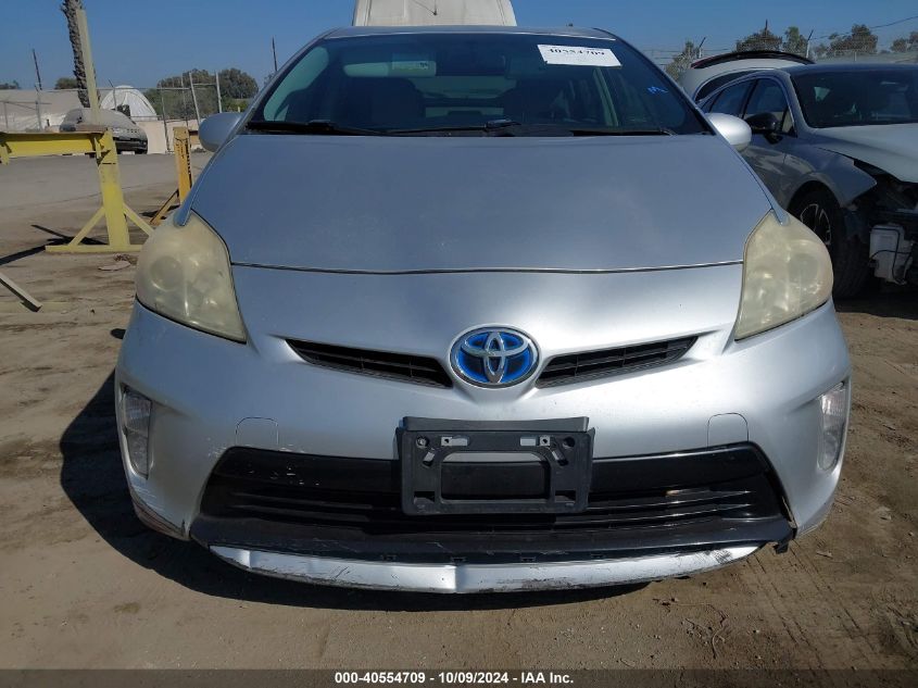 2014 Toyota Prius Three VIN: JTDKN3DU5E1752206 Lot: 40554709