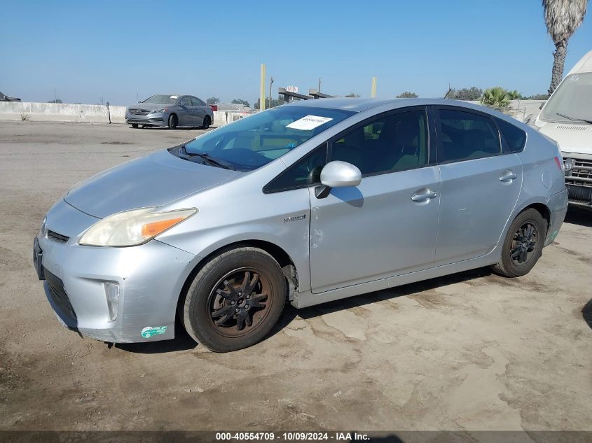 VIN JTDKN3DU5E1752206 2014 Toyota Prius, Three no.2