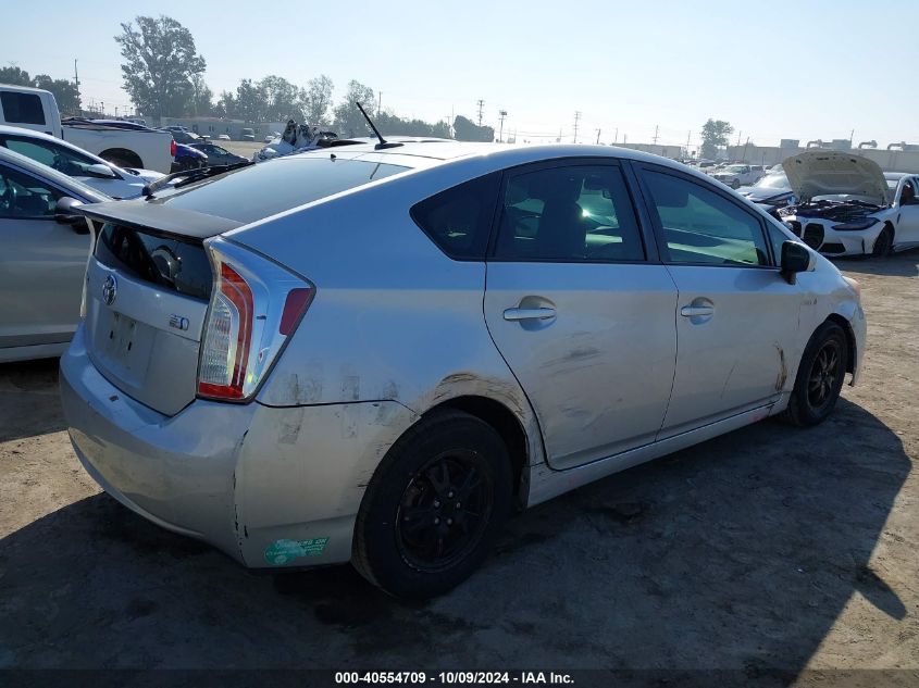 VIN JTDKN3DU5E1752206 2014 Toyota Prius, Three no.4