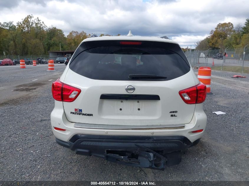 2019 Nissan Pathfinder Sl VIN: 5N1DR2MMXKC626068 Lot: 40554712