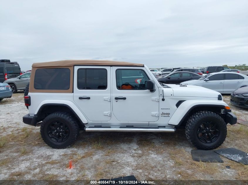 2022 Jeep Wrangler Unlimited Sahara 4X4 VIN: 1C4HJXEN2NW103695 Lot: 40554719