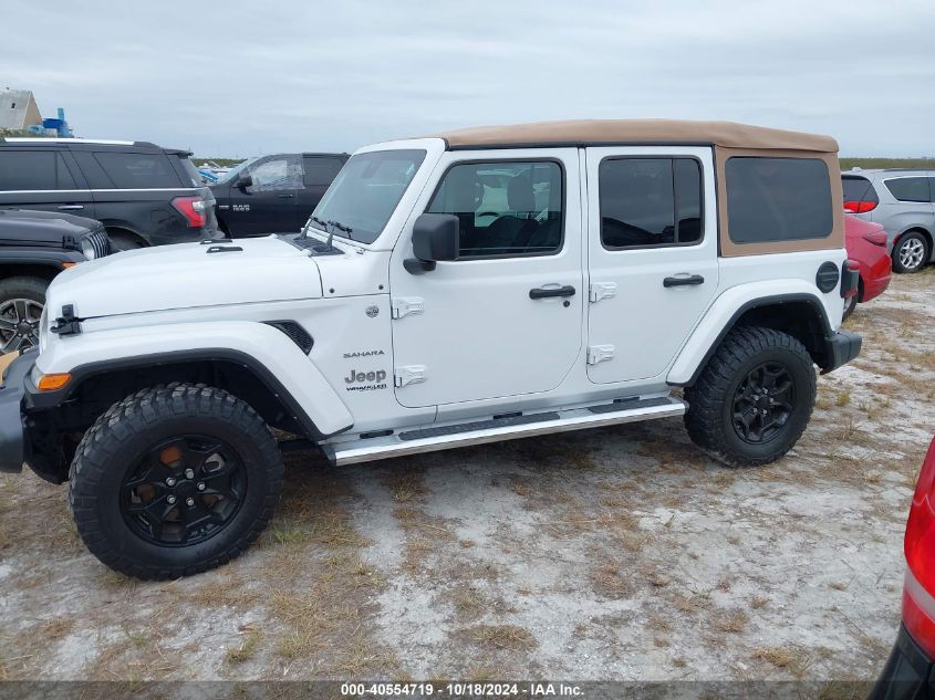 2022 Jeep Wrangler Unlimited Sahara 4X4 VIN: 1C4HJXEN2NW103695 Lot: 40554719