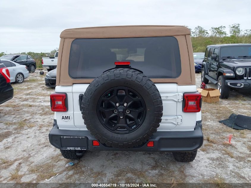 2022 Jeep Wrangler Unlimited Sahara 4X4 VIN: 1C4HJXEN2NW103695 Lot: 40554719