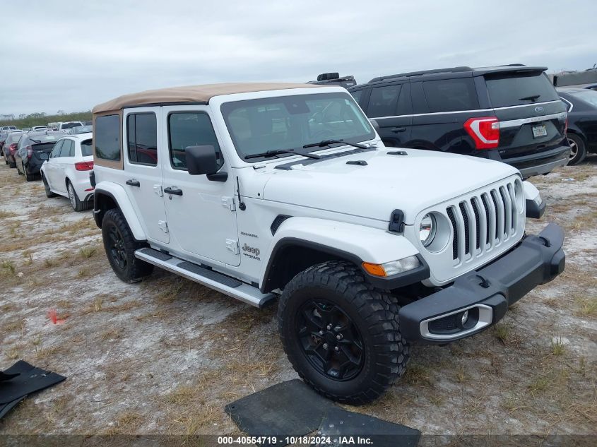 2022 Jeep Wrangler Unlimited Sahara 4X4 VIN: 1C4HJXEN2NW103695 Lot: 40554719